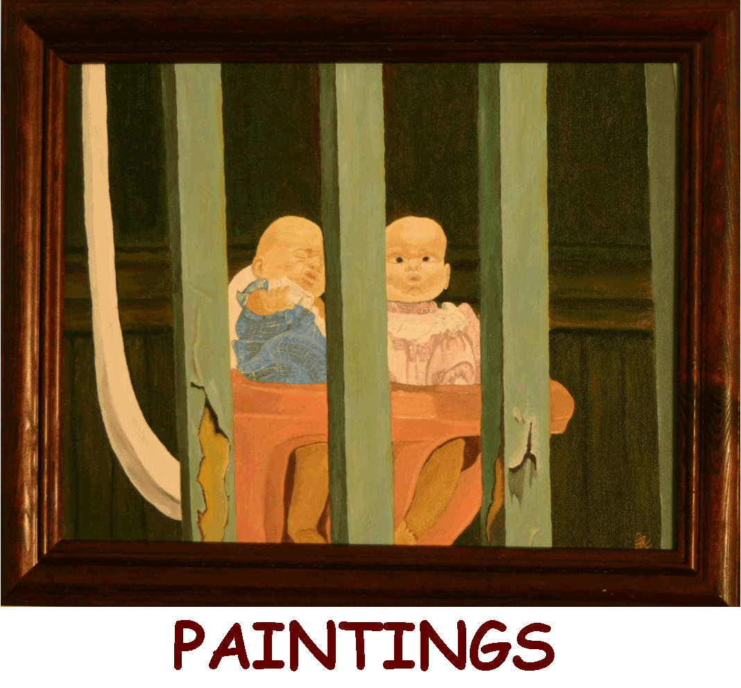 PVC Babies, oil painting