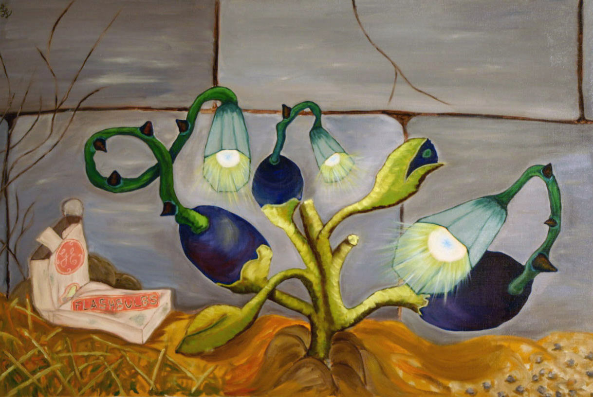 Lightbulb Plant, fine art