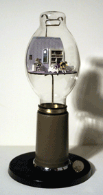 Sixteen, close side, industrial tube sculpture